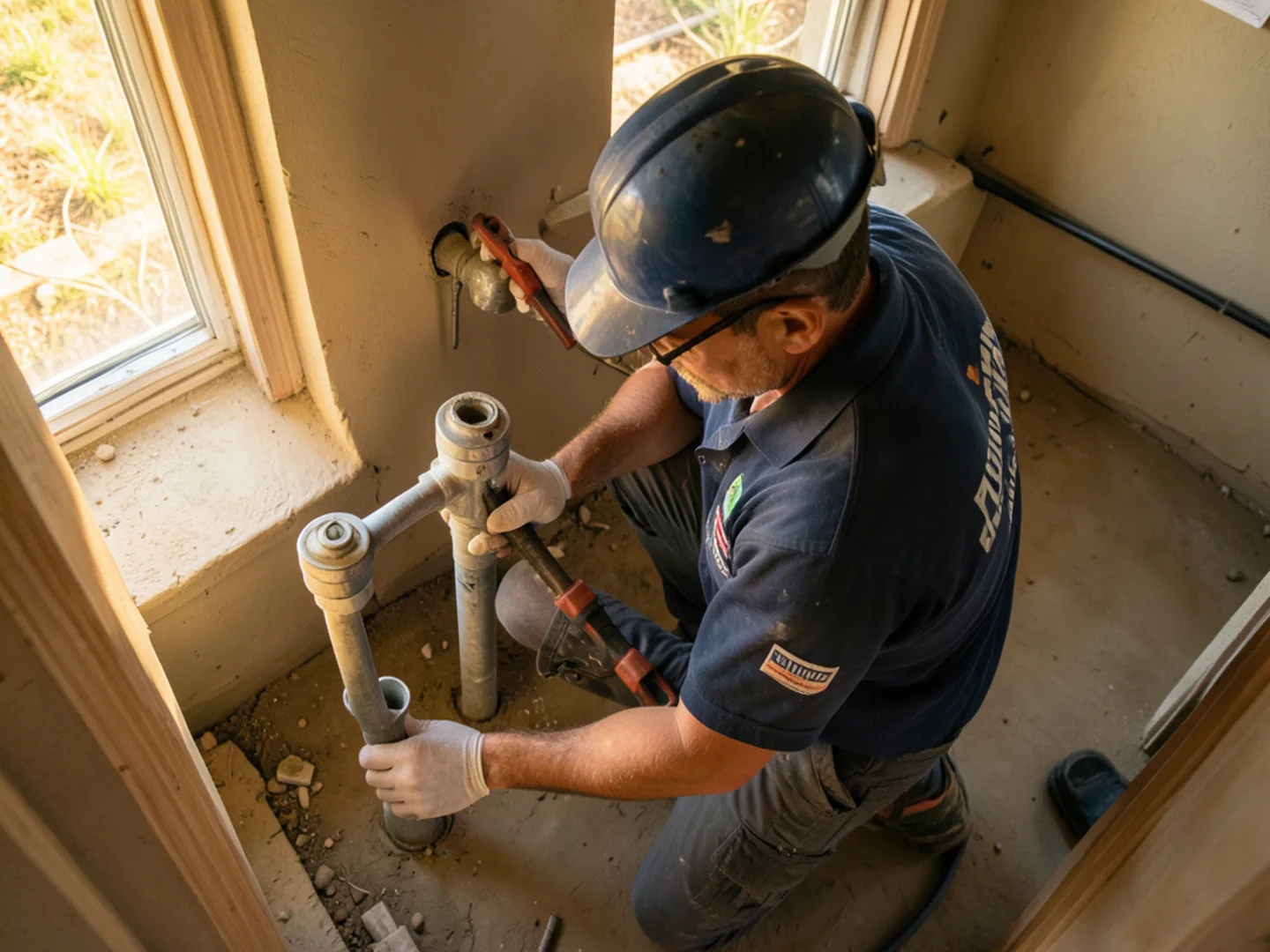Commercial logistics warehouse and industrial plumbing in Perris, CA