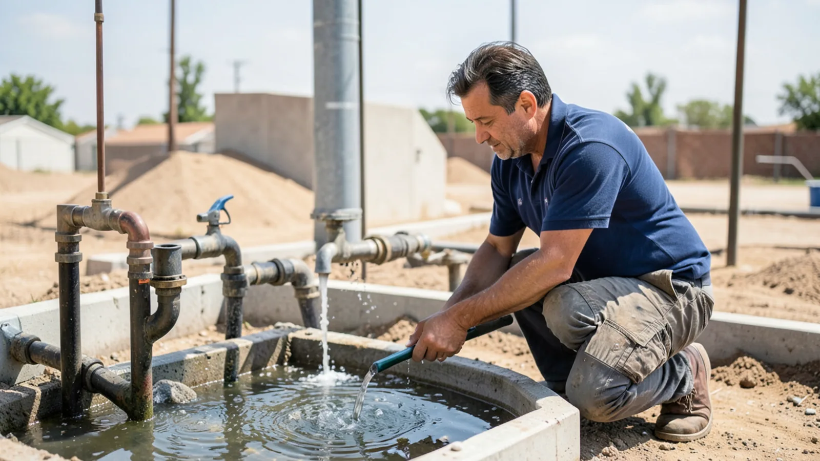 Managing hard water effects on Corona plumbing systems