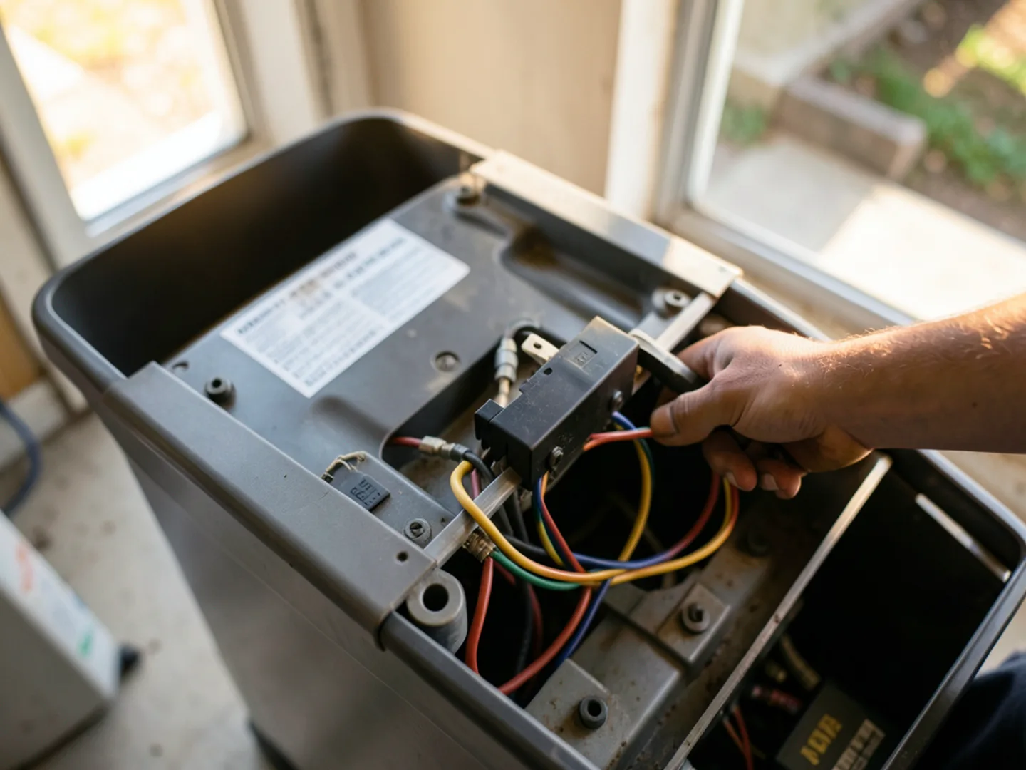 Dishwasher drain knockout plugs and code-compliant drain connections in Corona, CA