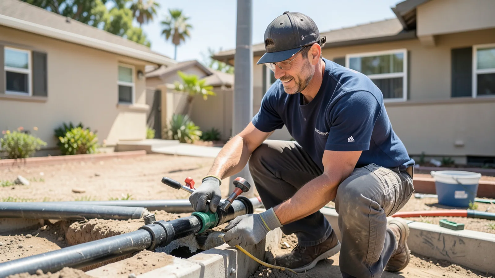 Main Water Line Repair in Corona, CA