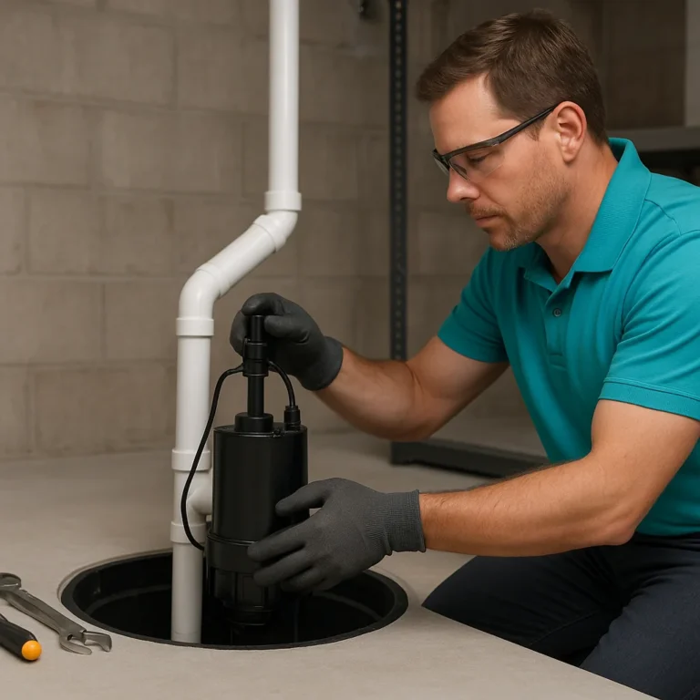 Sump pump repair & installation