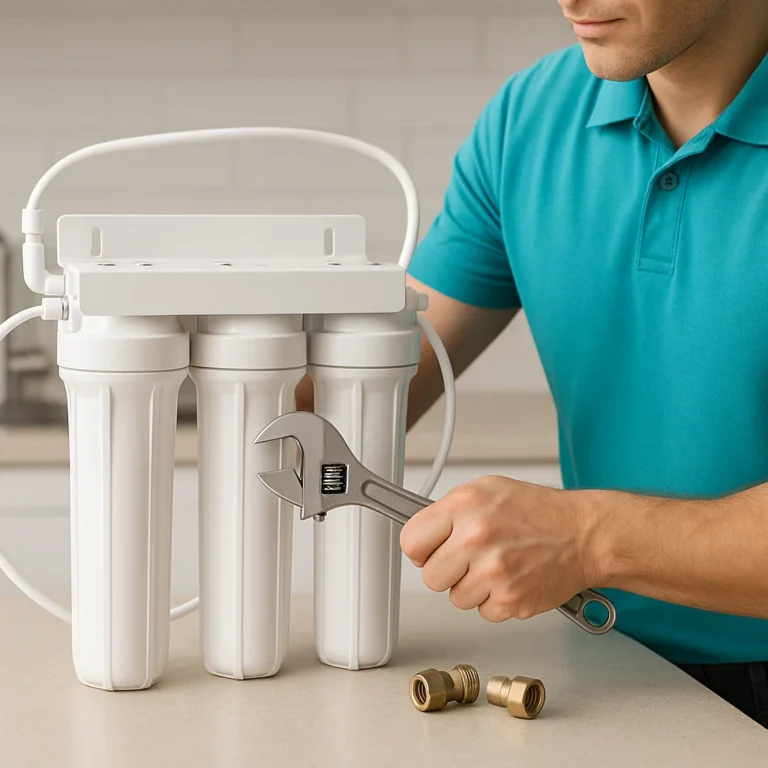 Water filtration system installation