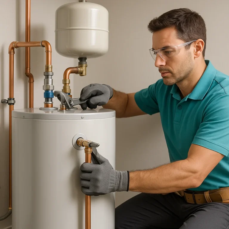 Water heater installation