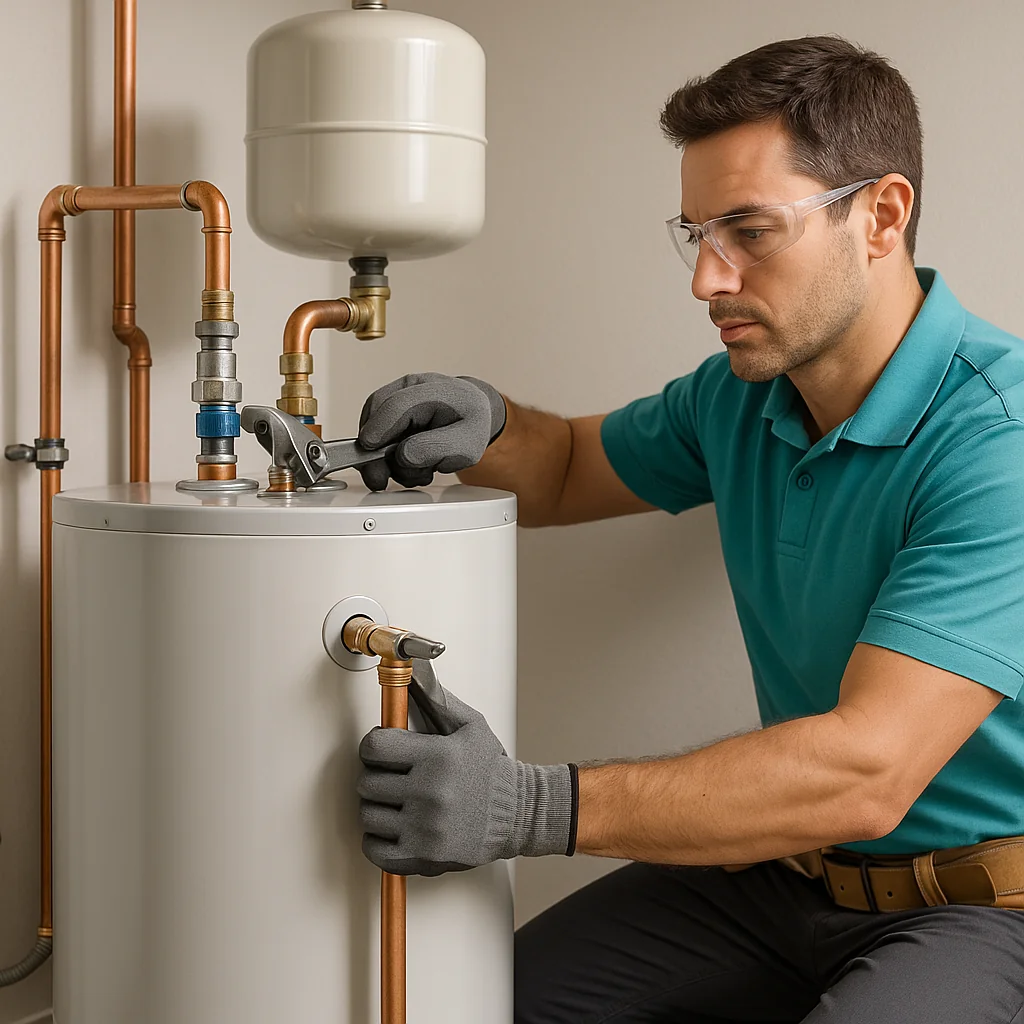 Plumbing Services water heater installation services - Corona